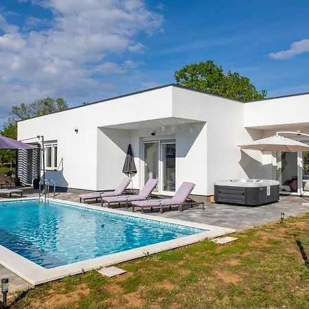 Modern Blue Lagoon With Pool And Jacuzzi Kršan